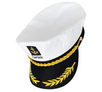 ULTECHNOVO Cap Del Del Della Marina Berretto Da Marinaio Nautico Cappelli Cappello Della Barca Marino Costume Cosplay Primo Navigazione Barcaiolo Cotone Poliestere