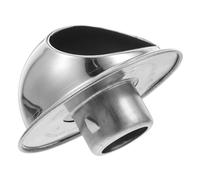 ULTECHNOVO Cappello Antipioggia Per in Acciaio Copertura Per Sfiato Esterno Rotonda Accessorio Per Ventilazione Da Parete Protettore Per Decorativo