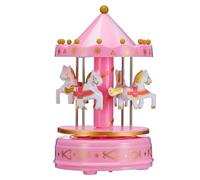 ULTECHNOVO Carillon a Giostra - Decorazione Creativa per Feste in Casa - Rosa