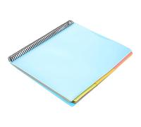 ULTECHNOVO Cartella Portadocumenti Pagine Spirale Organizer Flessibile per Ufficio Scuola e Casa Classificatore Pratico per File