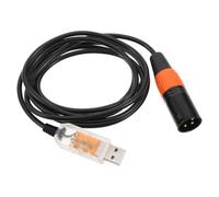 ULTECHNOVO Cavo di Controllo per Palcoscenico USB a Rs485 Isolamento Ottico e Protezione da Sovratensioni Tvs, 1,8 Metri, Materiale Plastico e Metallo, per Spettacoli ed Eventi