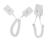 ULTECHNOVO Cavo di Sicurezza Retrattile per Telecomando 2 Pezzi, Supporto Adesivo senza Fori, Corda Anti-smarrimento, Accessorio per Casa, Ufficio e Soggiorno