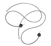 ULTECHNOVO Cavo in Acciaio per Fitness da 14 M 2 Pezzi Rivestimento Antirumore Fune in Acciaio per Attrezzature Palestra Domestica e Sistemi a Puleggia Cavo di Ricambio per Esercizi di