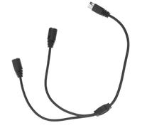 ULTECHNOVO Cavo Midi Splitter 5 Pin Nero da 0,5 Metri Connettore Doppio in Rame e Pvc Flessibile per Organo e Sintetizzatore