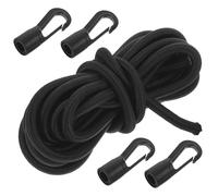 ULTECHNOVO Cinghia Elastica Facile da Rimuovere per Kayak e Tende con Gancio Corda da Pagaia Portabile in Gomma e Pom per attività All'aperto e Campeggio
