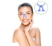 ULTECHNOVO Clip Modellante per Naso Trasparente e Comodo Solleva e Raddrizza Ponte Nasale Adatto per Donne e Ragazze Uso Quotidiano senza Influire su Respirazione e Attività