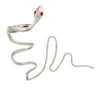ULTECHNOVO Clip per Chioma Donna Argento Design Serpente Elegante in Metallo Leggero per Decorare Chioma, per Incontri e Locali Notturni