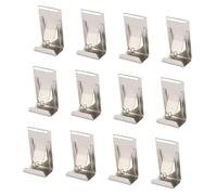 ULTECHNOVO Clip per Cornice Fotografica 60 Pezzi in Ferro Forza Uniforme e Durevole, per Supporto Retro Quadro e Fissaggio Pannelli senza Cornice