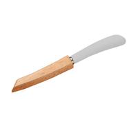 ULTECHNOVO Coltello da Pane Manico in Acciaio Inossidabile e Legno, Design Ergonomico Bordi Lisci, Spatola Portatile per Burro e Marmellata Uso Domestico