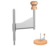 ULTECHNOVO Coltello di Ricambio per Taglia-formaggio in Acciaio Inox per Taglia-formaggio Manuale con Manico in Legno, Lama per Affettare Il Cioccolato per Realizzare Rosette di Fiori (solo