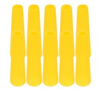 ULTECHNOVO Coni di Filato Conici in PVC 3°30 Gialli 10 Pezzi per Maglieria e Cucito Avvolgitore di Rocchetti Anti Grovigli per Tessitura e Organizzazione Filati Artigianali