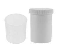 ULTECHNOVO Contenitore Essiccatore per Apparecchi Acustici, Custodia in Plastica Bianca, Portatile e Leggera, Controllo Dell’umidità, Rotonda, per Casa e Viaggio