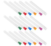 ULTECHNOVO Contenitore per Aghi in Plastica Trasparente 60 Pezzi, Porta Aghi Resistente per Ricamo e Cucito, Organizer Pratico per Uso Quotidiano e Artigianato Colore Casuale