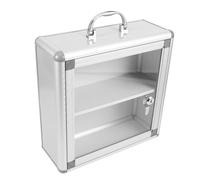 ULTECHNOVO Contenitore per Medicinali da Parete Pannello Trasparente, Armadietto per Medicina di Comunità, Scatola Porta Medicine Salvaspazio per Casa, Ufficio e Asilo, Ampio Organizer