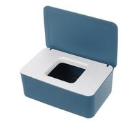 ULTECHNOVO Contenitore Sigillato Salviette Porta Umidificate per in Pp Blu Riutilizzabile Coperchio per Casa e Auto