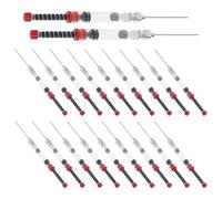 ULTECHNOVO Convertitore Inchiostro Penna Stilografica Ago a Molla 3,4 Mm 20 Pezzi, Assorbitore Inchiostro Metallo e Plastica, Accessorio Ricarica Liquido per Penne Converter, Pratico