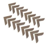 ULTECHNOVO Copertine per Angoli di Libri in Metallo Bronzo Antico 100 Pezzi, Protezioni Angolari per Cornici Fotografiche e Quaderni, per Artigianato Fai da Te e Ufficio