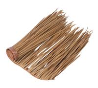 ULTECHNOVO Copertura in Paglia Artificiale Marrone Resistente al Fuoco per Decorazione Rustica da Giardino e Fai-da-te Forma Realistica in Plastica per Gazebo e Terrazzi
