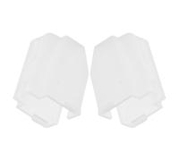 ULTECHNOVO Copertura Protettiva per Testina di Vinile Bianca, 2 Pezzi in Plastica, Aspetto Elegante, Compatibile con Testine per Dj e Appassionati di Vinile