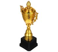 ULTECHNOVO Coppa in Plastica Oro, Decorativa, per Premiazioni | Banchetti Sportivi e Decorazione Stanza, Stile Creativo, Vivace, Brillante, Bella Fattura