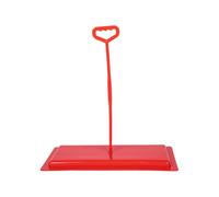 ULTECHNOVO Copri ASSE WC in Plastica Rosso Materiale Affidabile e Facile da Pulire, Copertura per Tavoletta del Bagno per Servizi Igienici a Squat