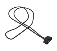ULTECHNOVO Corda Anti-smarrimento per Auricolari in Silicone Nero Funzione Antiscivolo, Resistente per Sport come Corsa ed Esercizio