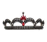 ULTECHNOVO Corona Barocca da Sposa Strass Tiara per Compleanno e Banchetto Gioielli per Capelli Retrò Copricapo Elegante per Cerimonie Nuziali e Feste