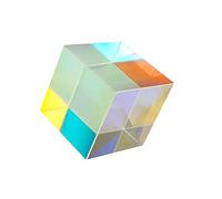 ULTECHNOVO Cubo Di Ottico Trasparente Per Decorazione Casa e Educazione Stimola La Curiosità Nei Con Rifrazioni Di Luce e Strumento Didattico e Ornamentale
