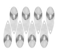 ULTECHNOVO Cucchiaio da Scavo per Kiwi in Acciaio Inox 12 Pezzi, Utensile per Sbucciare e Intagliare Frutta, Ergonomico e Facile da Usare per Cucina e Preparazione Frutta