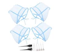 ULTECHNOVO Cuffia per Mèches per Tintura Chioma con Ganci Regolabile 12 Pezzi Kit per Colorazione Chioma Professionale Salone e Uso Domestico con Foro per Estrazione Ciocche