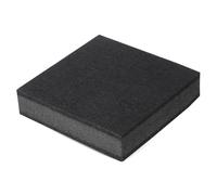 ULTECHNOVO Cuscinetti Isolanti Per Altoparlanti Subwoofer 20x20x4,5 Cm in Gomma Nera Antiscivolo Riduzione Vibrazioni Assorbimento Urti Per Studio Domestico e Apparecchiature Audio