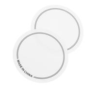 ULTECHNOVO Cuscinetti Protettivi per Pelli Batteria 2 Pezzi Adesivi Antiusura per Pedale Singolo Riduzione Armonici Compatibili Vari Modelli per Pratica e Allenamento Drum Pad