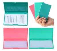 ULTECHNOVO Custodia Magnetica per Aghi da Cucito 3 Pezzi in Plastico Scatola Magnetica Multiuso per Cucito e Maglieria Colore Assortito
