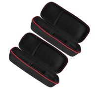 ULTECHNOVO Custodia per microfono wireless portatile, borsa porta microfono in EVA con cerniera, protezione antiurto, 2 pezzi, per amici e famiglia, per conservazione microfoni