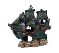 ULTECHNOVO Decorazione ' Accessorio del Serbatoio del relitto della Nave Navicella Simulazione Decorazione del relitto ' nascondiglio ' Resina