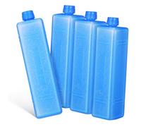 ULTECHNOVO di Ghiaccio Riutilizzabili per Scatola di Ghiaccio, 4 Pezzi, Blu, PE, Controllo Affidabile della Temperatura per Logistica della Catena del Freddo e Trasporto