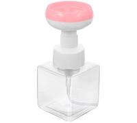 ULTECHNOVO Dispenser Schiumogeno per Sapone Liquido 250ml in Petg Rosa | Ricaricabile, Leggero e Compatto, per Shampoo e Viaggio, Pratica Pompa Pressione Anti Errore