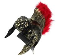 ULTECHNOVO Elmo Leone Re Antico in Plastica Oro per Festa e Carnevale | Leggero e Confortevole, Odore Assente, Stile Classico, Adatto a Festività e Celebrazioni