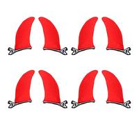 ULTECHNOVO Fermagli per Chioma a Forma di Corno di Diavolo 8 Pezzi Copricapo Halloween Piccolo e Leggero Accessori per Festa Cosplay e Adulti Design Compatto e Comodo da Indossare