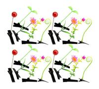 ULTECHNOVO Fermagli per Chioma da Bambina a Forma di Germoglio di Soia Set 30 Pezzi di Piccole Mollette per Chioma Tema Piante per Ragazze 8-12 Anni Adatti per Compleanni e Uso Quotidiano