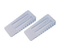 ULTECHNOVO Fermaporta Trasparente in ABS 6 Pezzi Resistente all'Usura Antiscivolo Blocca Porte per Casa e Ufficio Sicurezza e Animali