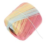 ULTECHNOVO Filo Cotone Uncinetto Colorato e Confortevole per Lavori a Mano, per Realizzare Cappelli e Coperte Filato di Cotone Arcobaleno