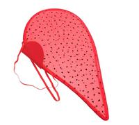 ULTECHNOVO Forma di Cuore Rosse in Feltro e Garza per Costume di Cupido Donna con Cinturini Elastici, Design Riutilizzabile per Feste di San Valentino e Compleanni