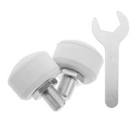 ULTECHNOVO Freni in Gomma Regolabili per Pattini a Rotelle 4 Ruote Set da 2 Pezzi con Chiave Compatibili per Uso Indoor e Outdoor Blocchi Freno Resistenti per Principianti e Pattinatori