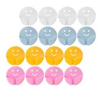 ULTECHNOVO Ganci Adesivi per Cavi 24 Pezzi, Porta-spina da Parete in Plastica Multicolore, Organizzatore per Cavi Elettrici senza Fori per Cucina e Bagno, Ganci Doppi per Utensili e