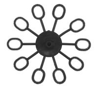 ULTECHNOVO Girante di Ricambio in Metallo per Macchina delle Bolle Nero, Accessorio Resistente ad Alte Prestazioni per Eventi e Concerti