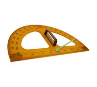ULTECHNOVO Goniometro per Insegnamento in Plastica Arancione Manico Facile da Tenere e Trasportare per Uso in Aula da Insegnanti di Matematica