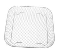 ULTECHNOVO Graticola Quadrata Per Friggitrice Ad Aria Resistente Alte Temperature Supporto Ventilato in Acciaio Per Cottura Uniforme Accessorio Cucina Multiuso Per Verdure e Carne