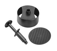 ULTECHNOVO Hamburger Maker Tondo in Plastica ABS Antiscivolo Pressa Manuale per Polpette di Carne e Verdure Stampo Non Stick per Patty di Manzo Spessore Uniforme per Cucina e BBQ