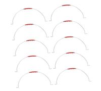 ULTECHNOVO Impugnatura in Gomma per Secchio 34X15 CM Manico Resistente per Secchi da Pittura, Contenitori, Secchi da Macerie Edili e Recipienti Domestici Set da 10 Pezzi